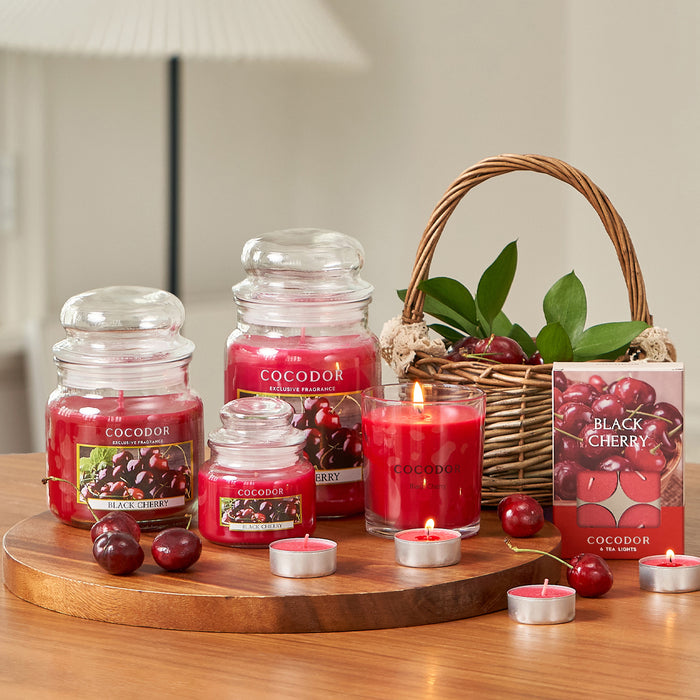 Large Jar Candle [Black Cherry]